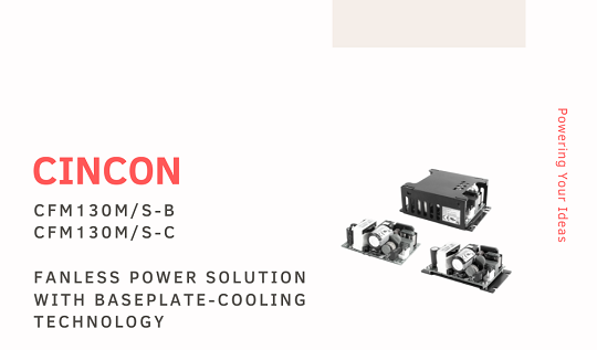 CFM130M/S Baseplate-cooling & Cover Power Supply