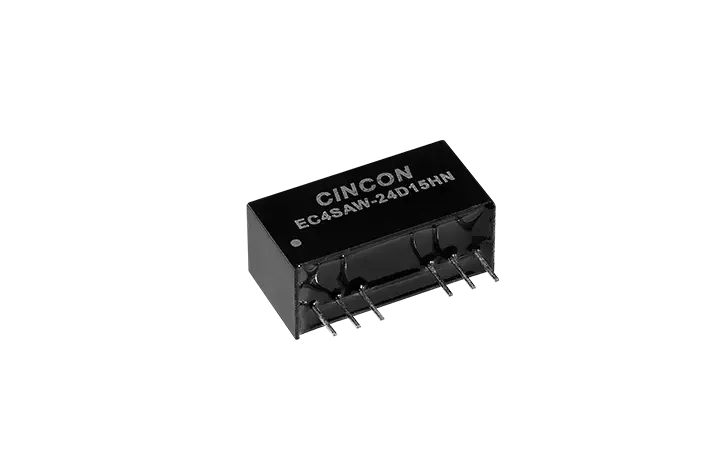 EC4SAWH 6Watts 4:1 Input Range SIP-8 Regulated DC-DC Converter