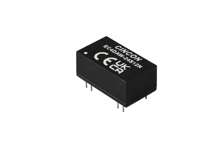 EC4DAW 4.95-6Watts 4:1 Input Range DIP-16 Isolated DC-DC Converter