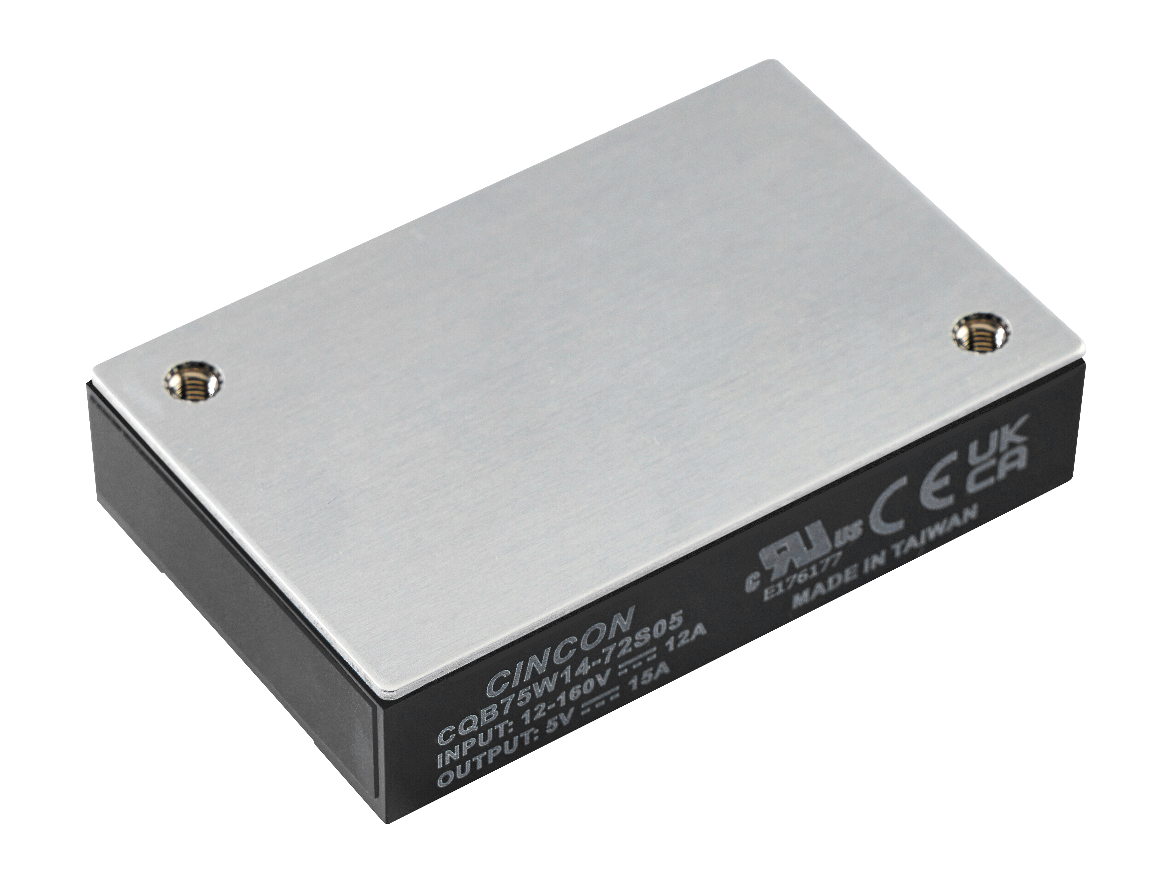 CQB75W14 75Watts 12-160VDC 14:1 Input Quarter Brick Railway DC-DC Converter